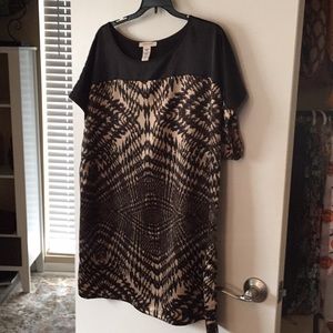 Printed tunic dress